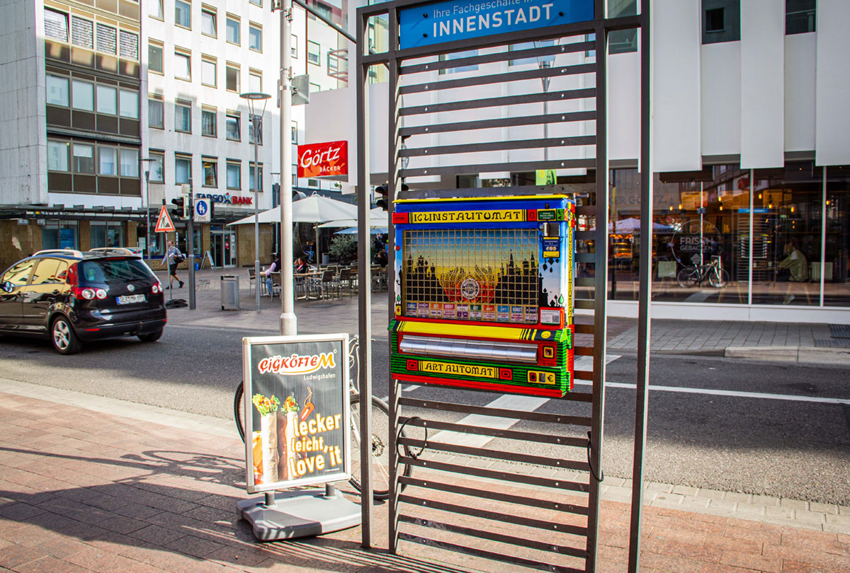 Kunstautomat in der Bismarckstraße