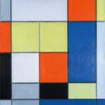 Piet Mondrian, Komposition B, 1920, Öl auf Leinwand, 67,4 x 57,4 x 2,3 cm