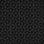 François Morellet, 3 trames de grillage 0°, 30°, 60°, 1974, Draht auf Holz, 81 x 81 x 4,2 cm, © VG Bild-Kunst, Bonn 2026