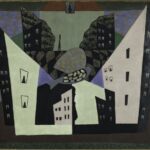 Léopold Survage, La Ville, 1920, Öl auf Leinwand, 80,8 x 100,2 cm, © VG-Bild-Kunst, Bonn 2026